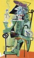 Mousquetaire a la pipe 3 1968 Cubism